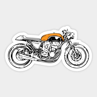 Honda Vintage Cafe Racer Sticker